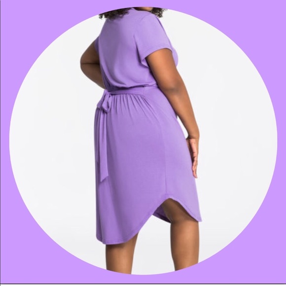 Ashley Stewart Dresses & Skirts - ASHLEY STEWART Pullover Belt Shirttail Midi  Dress